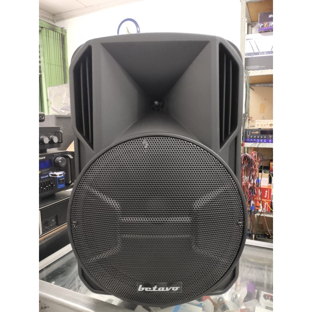 Speaker Aktif Portable Betavo 12inchi 2 Mic Wireless