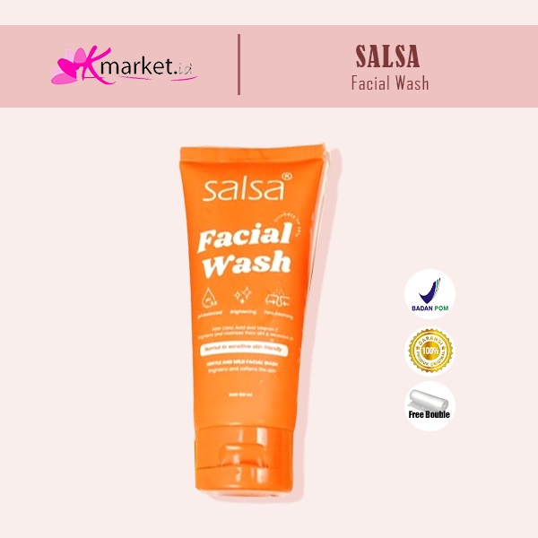 SALSA Facial Wash / Sabun Pembersih Wajah - Gentle &amp; Mild