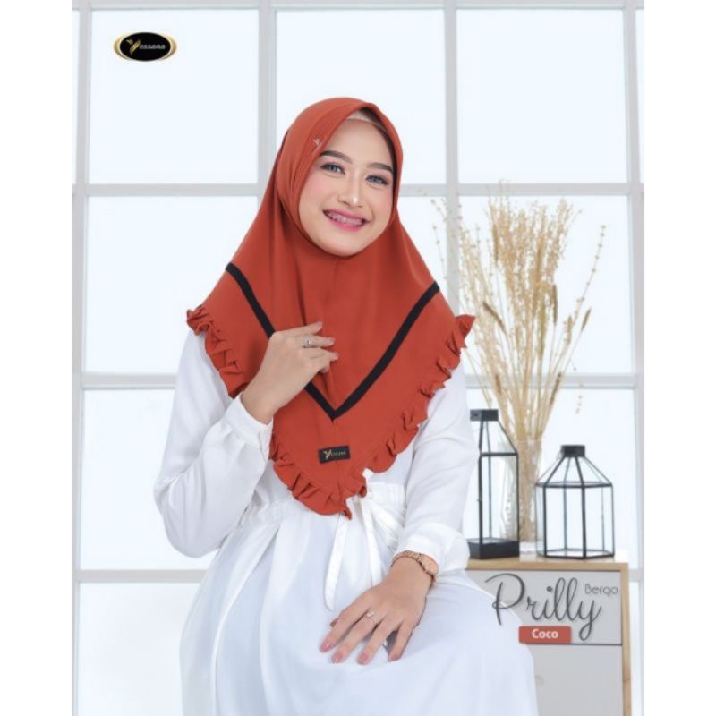 Bergo Instan Daily Dewasa Prilly Original by Yessana Hijab