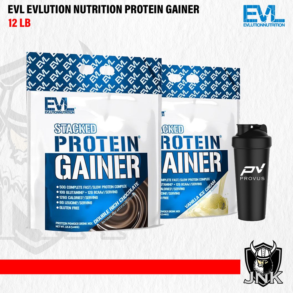 Jual Evl Gainer Evlution Nutrition Stacked Protein Mass Gainer Lbs Weight Mass Bpom Shopee