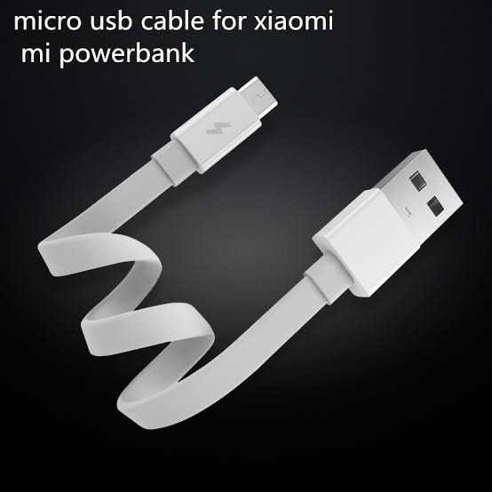 Kabel data fast charging micro usb 30CM white official xiaomi