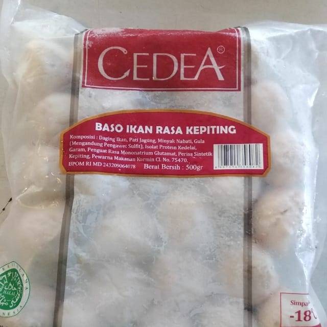 

Cedea Baso Ikan Rasa Kepiting 500gr