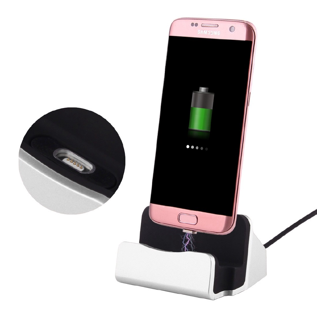 Dock Charger Smartphone untuk Samsung, HTC, LG, Sony, Huawei, Lenovo