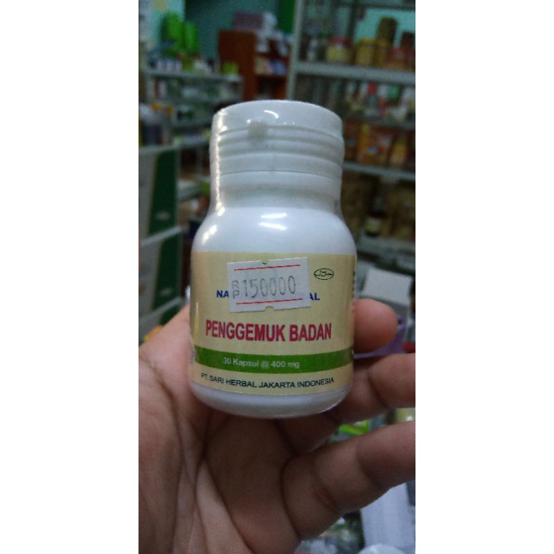 PENGGEMUK BADAN NATURE/ kapsul gemuk badan