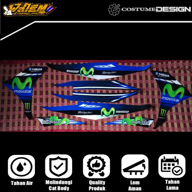 STRIPING JUPITER MX 135 / YAMAHA LC 135 MOVISTAR