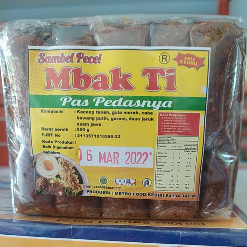 

sambel pecel mbak ti