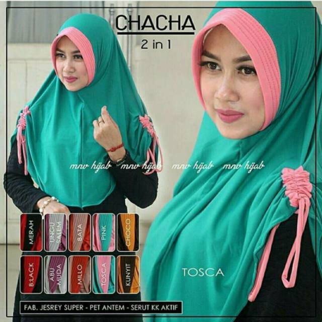 Chacha Serut Samping | Good Jersey Matty | Hijab Instan dan kekinian