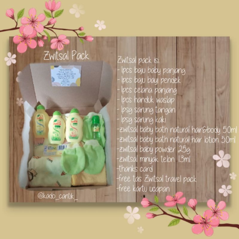Hampers baby kado bayi murah kado lahiran bayi box (UPLODE ULANG)-Zwitsal