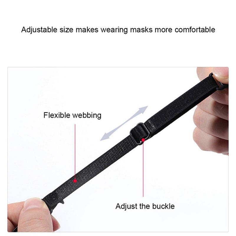 Penyesuaian Masker Pegangan Telinga Silikon Lembut Kait Ekstensi Masker Wajah Anti-Slip Gesper Holder