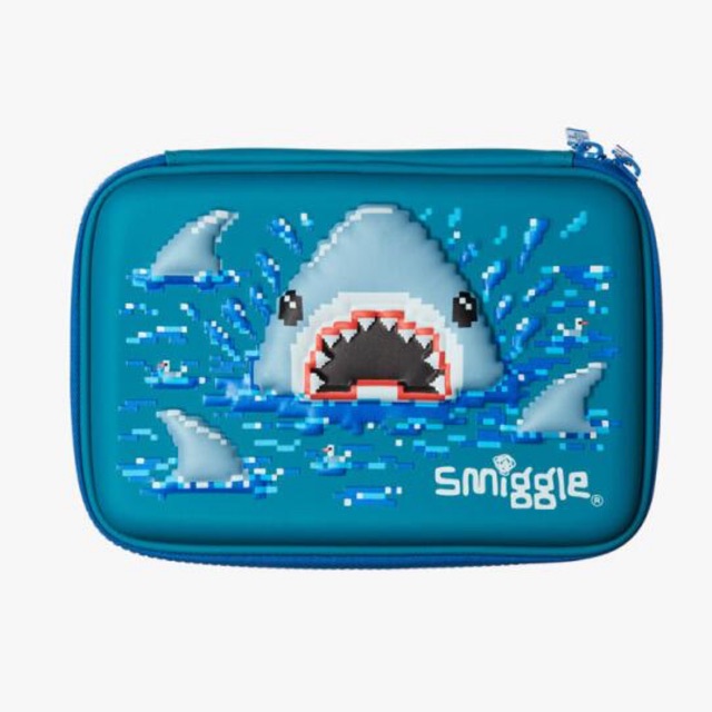 

SMIGGLE ORIGINAL Pencil Case Hardtop Beyond Shark - Tempat Pensih Hiu Anak Sekolah