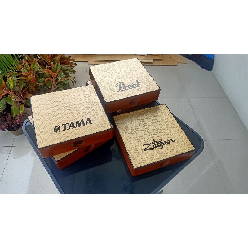 Cajon Kayu Solid Mahogany / Cajon Travel Solid Murah Berkualitas
