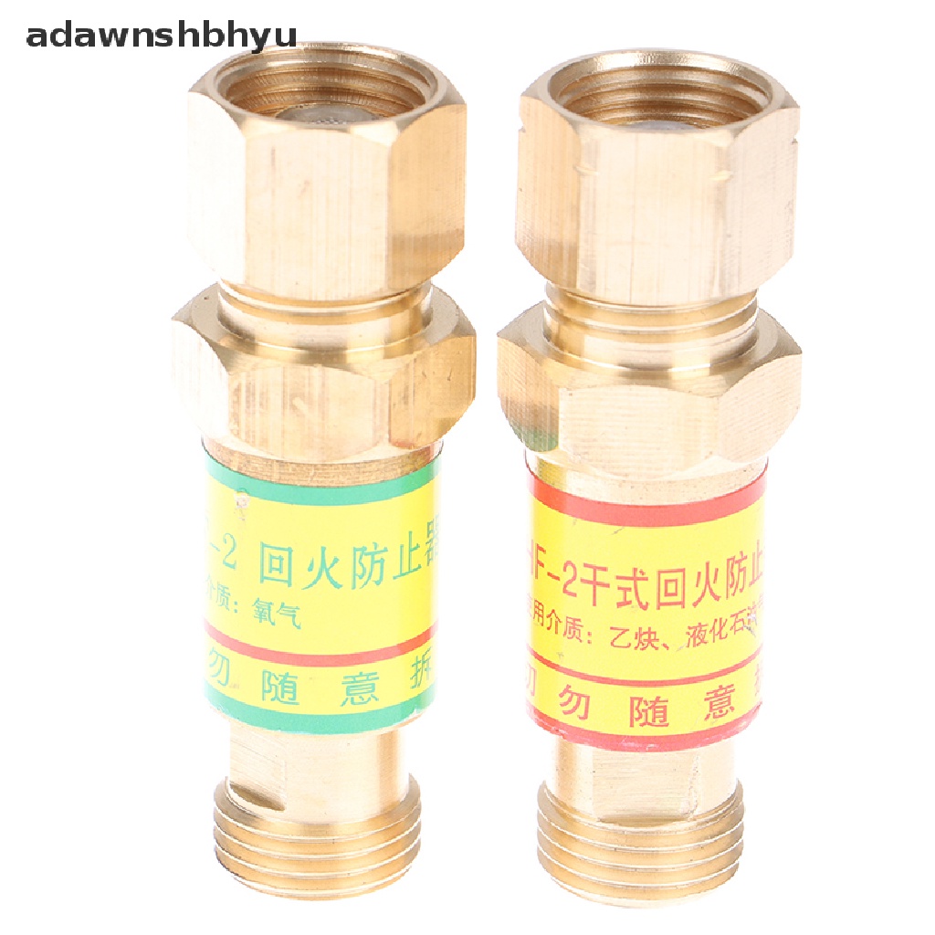 Adawnshbhyu Aksesoris Las Gas Oxygen/Acetylene Check Valve Flashback Arrestor