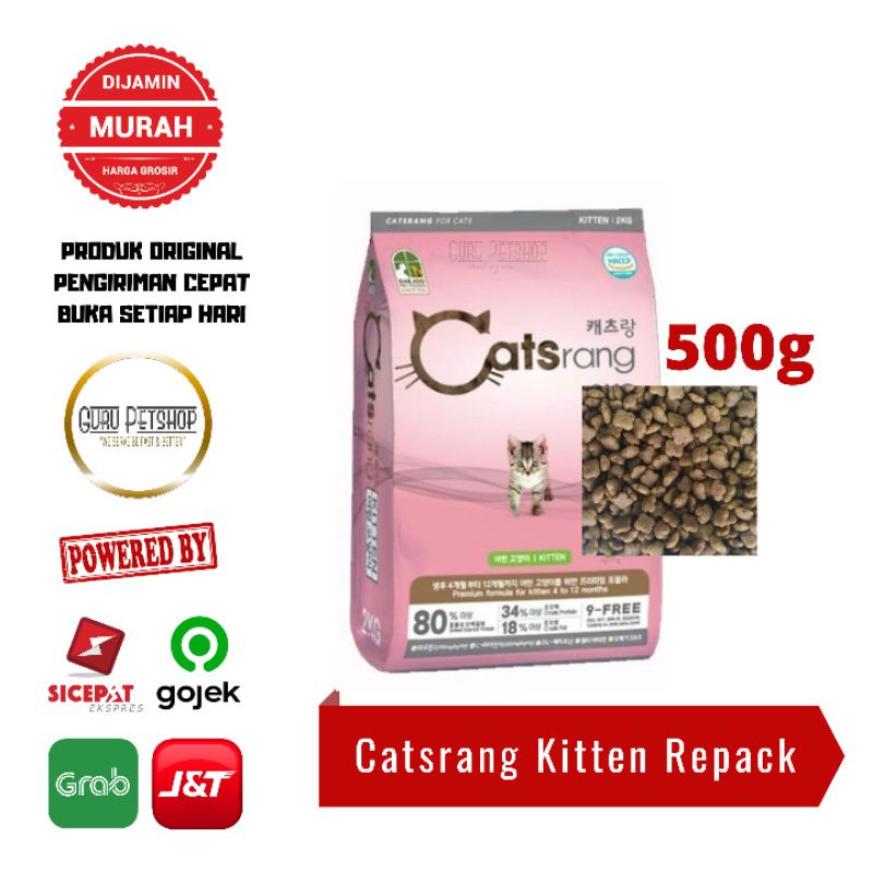 Makanan Kucing Catsrang Kitten 500g / Catsrang Kitten Catfood