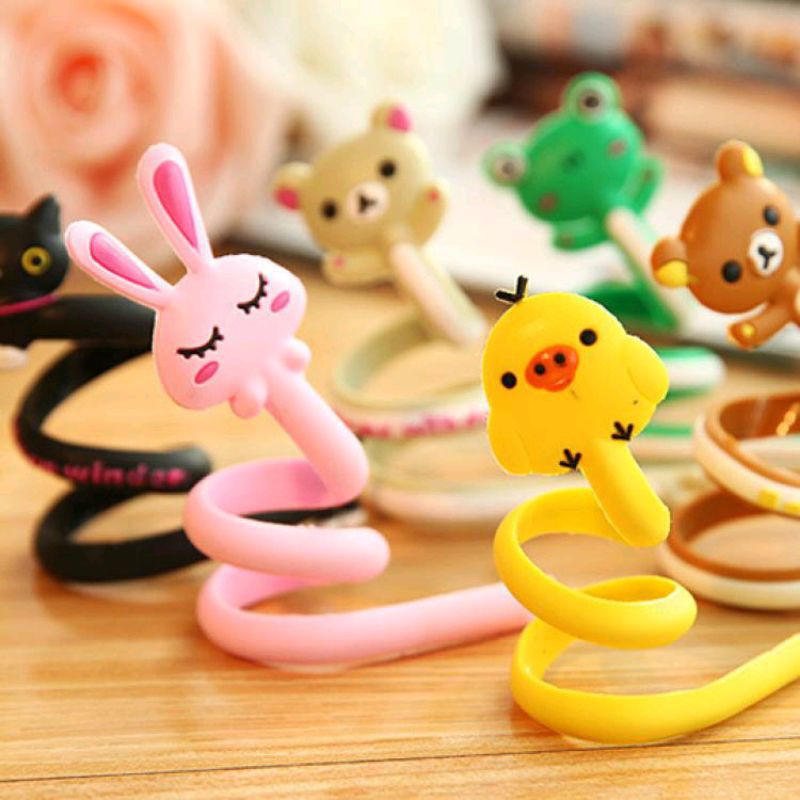 penglilit kabel karakter lucu buat earphone hokkyshop