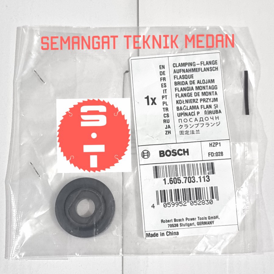 CLAMPING FLANGE INTER TEMPAT BATU MATA PISAU GERINDA GRENDA 4" BOSCH