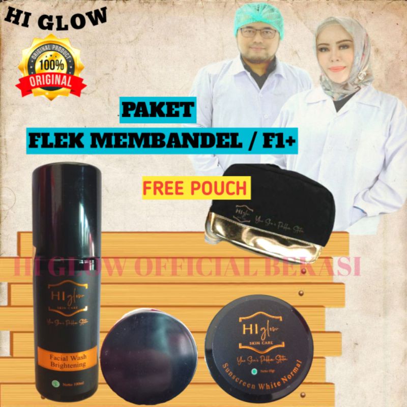 Paket Flek Hitam Membandel ( F1+ ) Hi Glow Skin Care Original