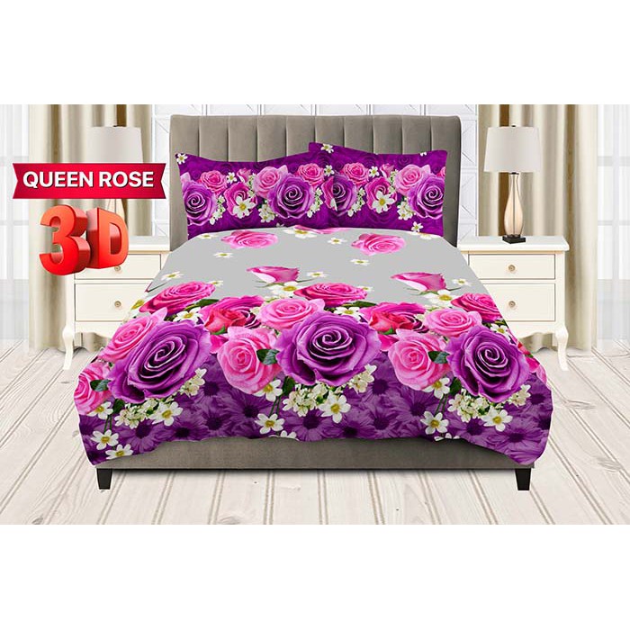 Gunakan Anteraja 1 Kg Only (Hanya) Bedcover Bonita Queen Rose 180x200