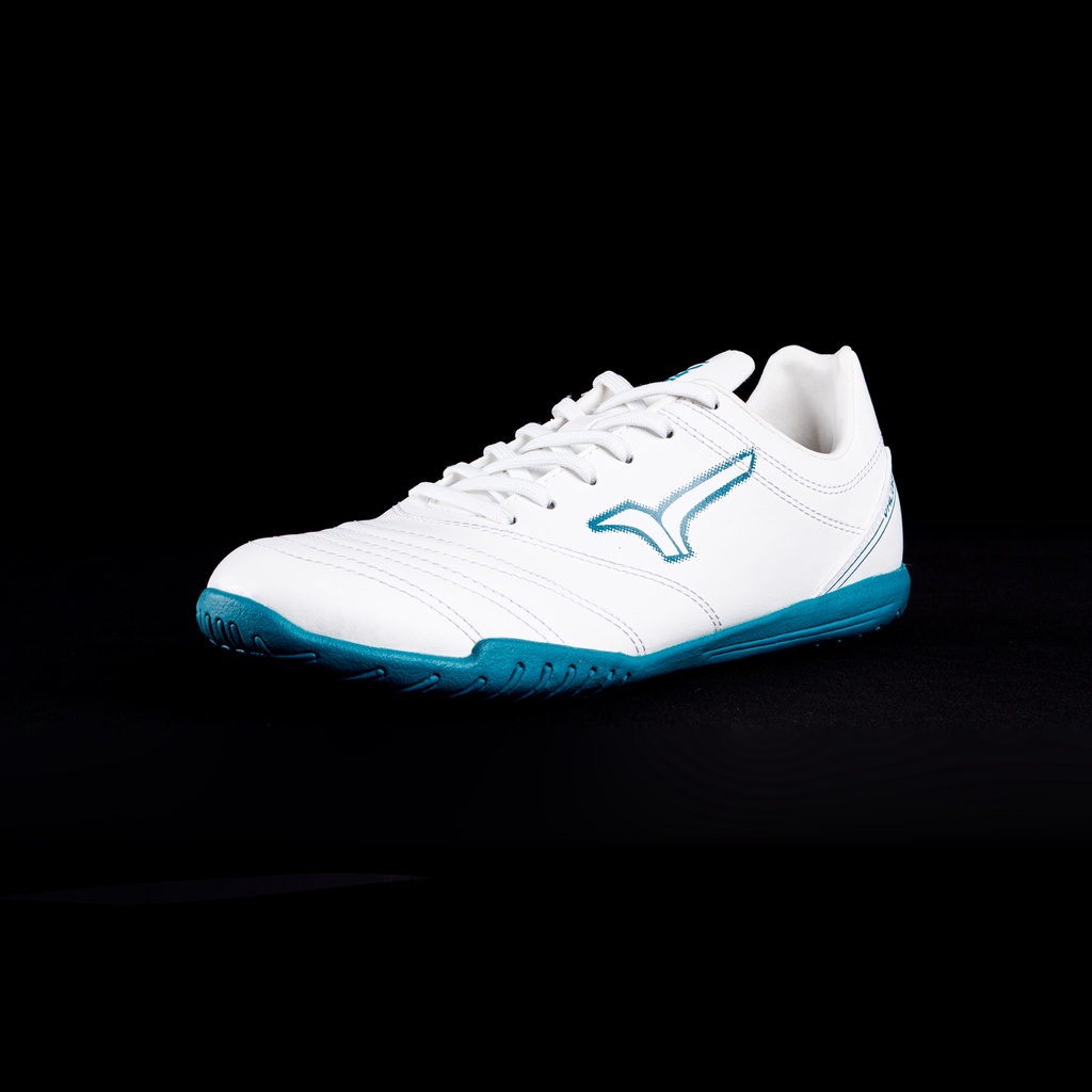 Sepatu Futsal - Calci - Valor - White Teal