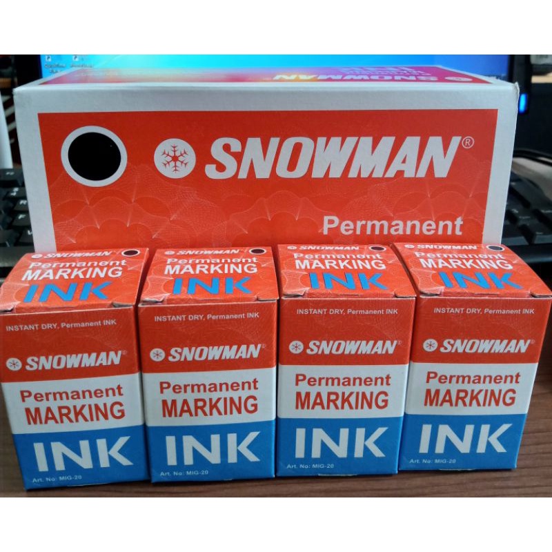 

isi tinta spidol PERMANEN - Refil Marking ink snowman