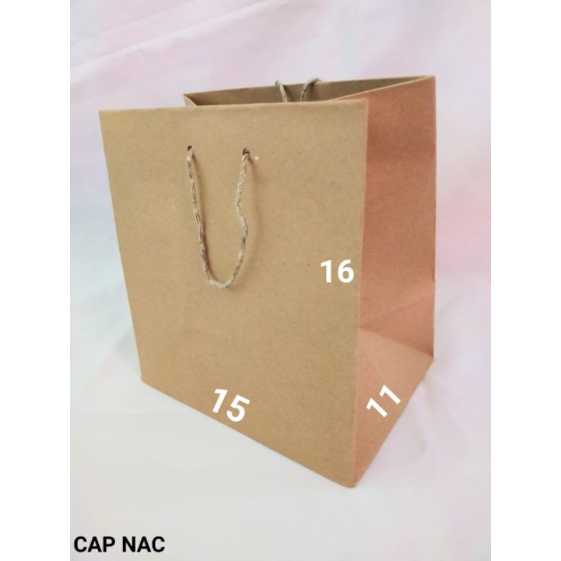 

Paperbag polos ukuran donat / tas Kertas / Goodie bag