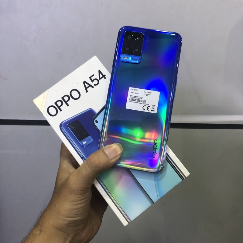 oppo a54 ram 6gb second bekas pakai fullset original