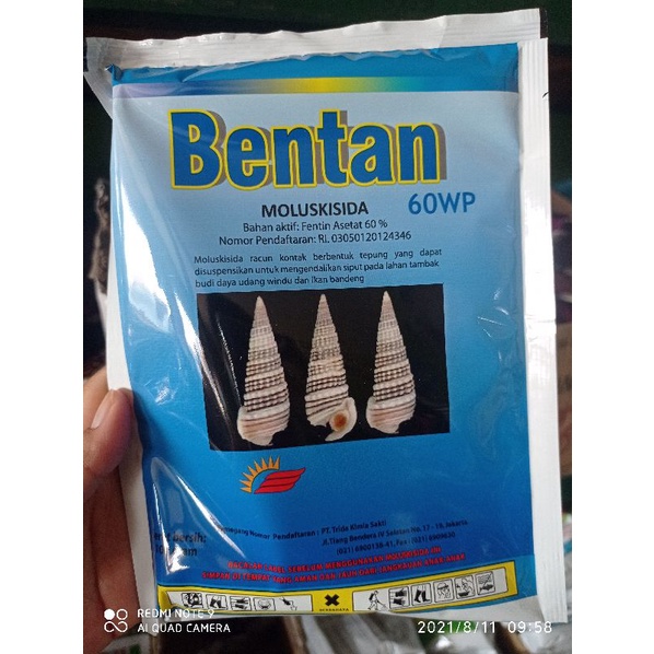 obat keong /siput trisipan Bentan 60Wp