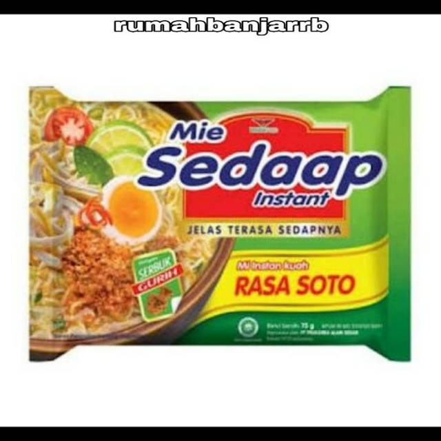 

[BAYAR DI TEMPAT] MIE SEDAAP RASA SOTO