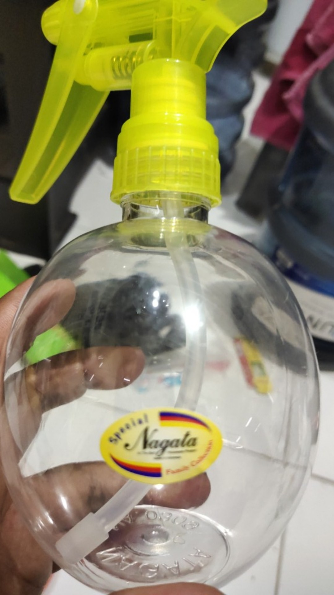 Botol Air Semprot Spray Transparant Nagata 450cc - 500 Cc