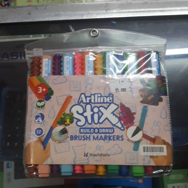 

Artline stix brush marker 12 warna