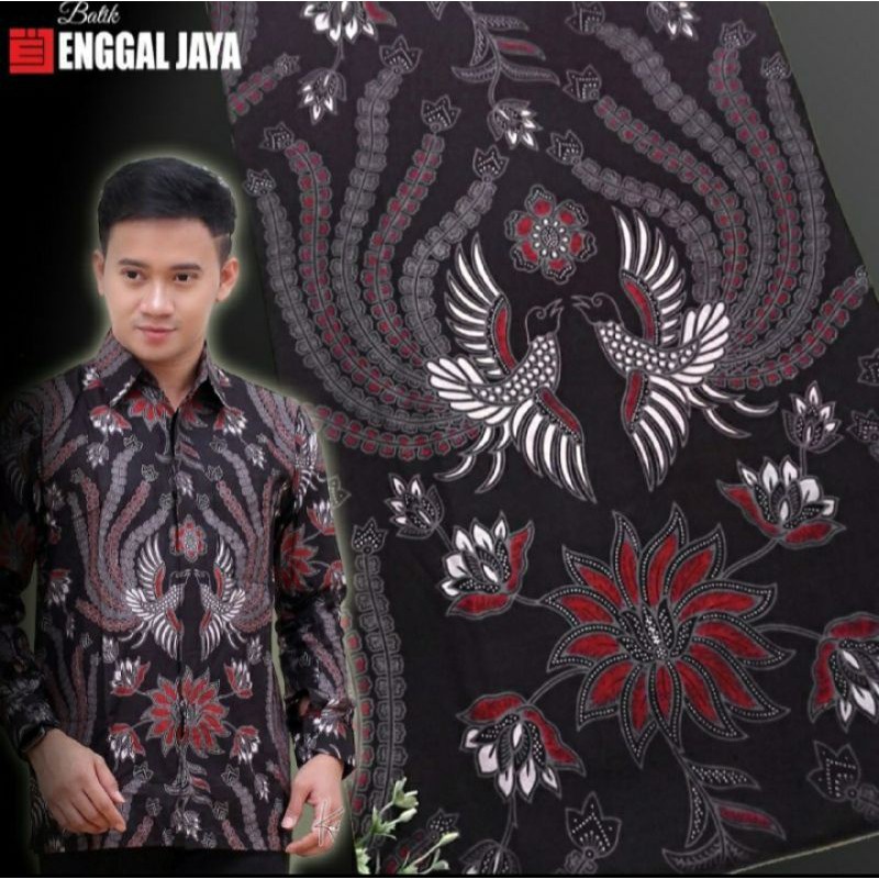 Batik Lengan Panjang M L XL XXL Motif Keraton Sogan Ori BPS