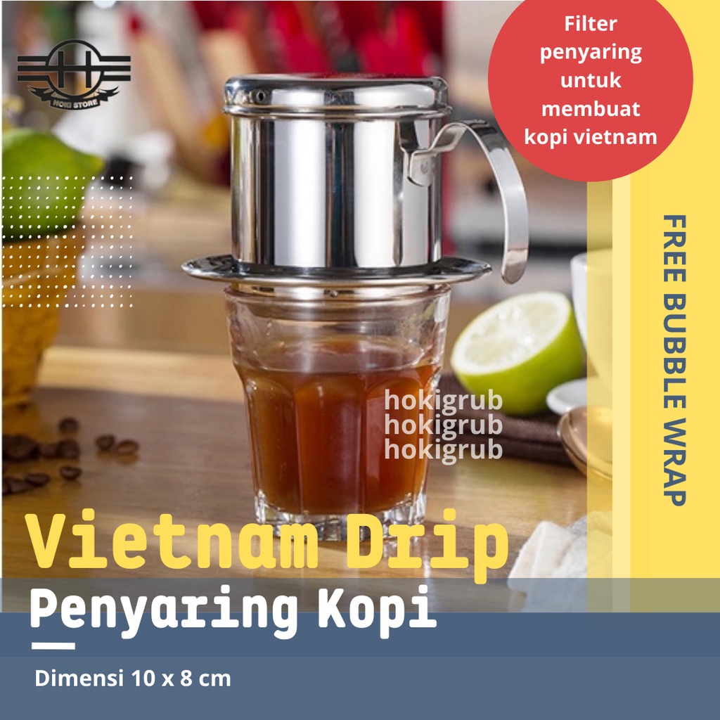 Vietnam Drip Saringan Kopi Filter Penyaring Kopi Vietnam Drip Mirip Edelman