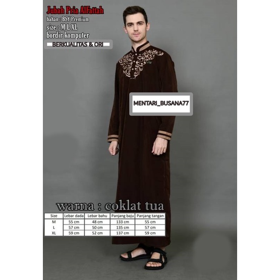 [[ NEW PRODUK ]] Jubah Gamis Muslim AL-FATTAH TERBARU 2022 / Gamis pria murah / Gamis pria premium / Baju jubah muslim pria dewasa / Jubah pakistan / Gamis muslim gamis laki-laki / Jubah pria lengan panjang / Jubah pria keren / Jubah pria kekinian