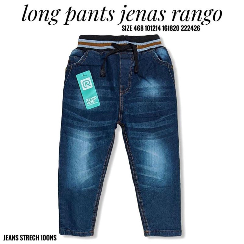 Ranggo Jeans Anak Panjang Wisker 1 - 14 Tahun