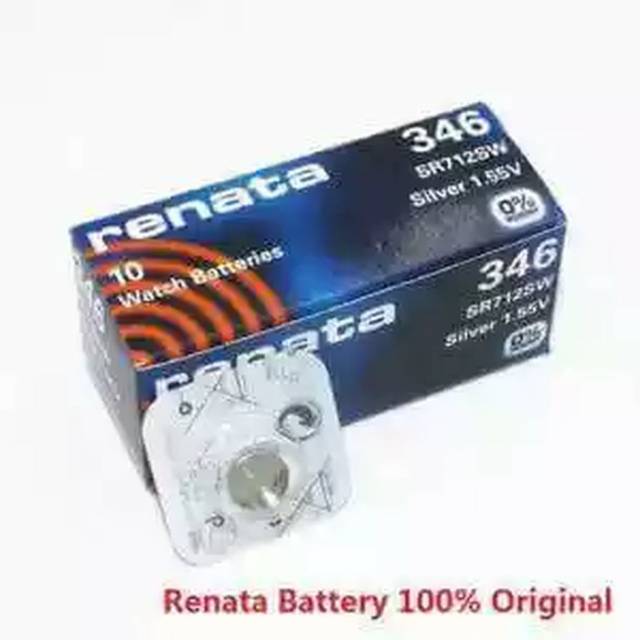 Baterai Renata 346 Batre Renata SR712SW Original