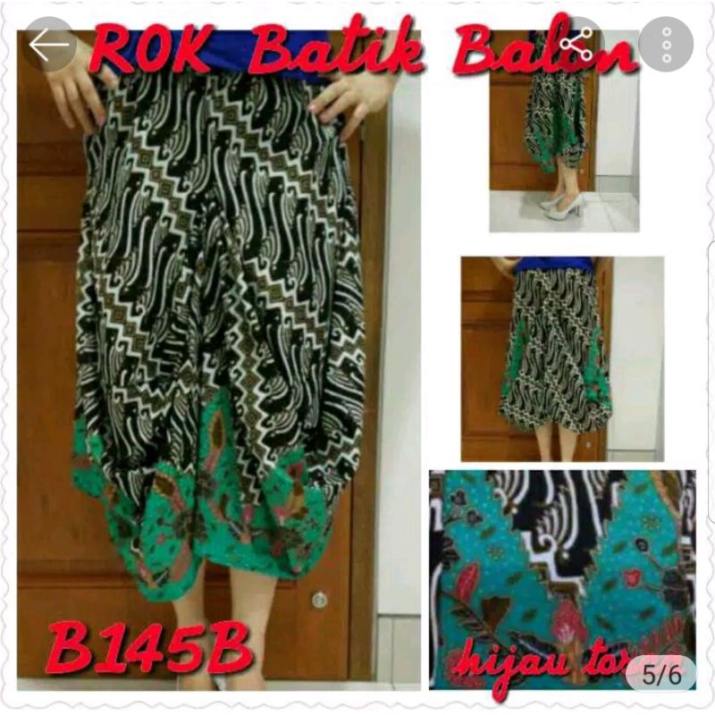 Rok batik Balon new model murah bagus