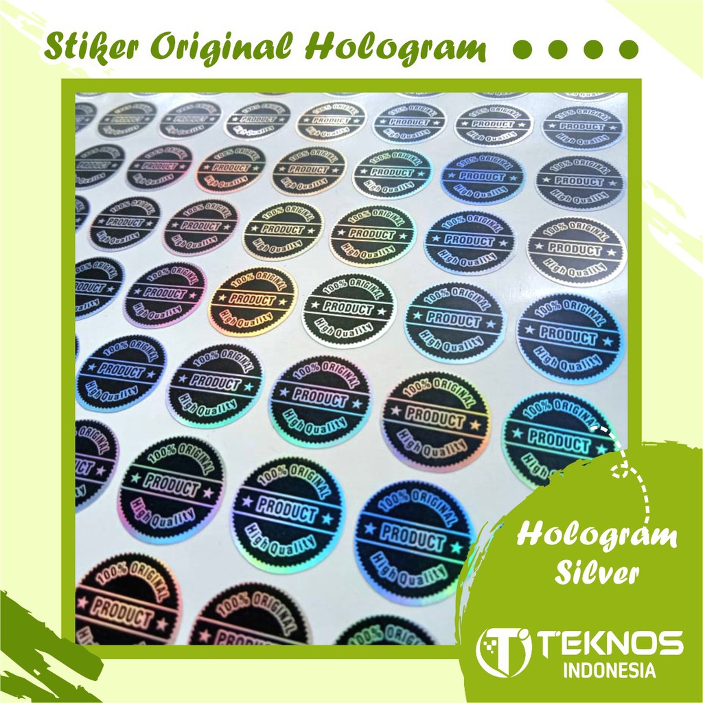 STIKER LABEL HOLOGRAM ORIGINAL QC PASS MURAH READY