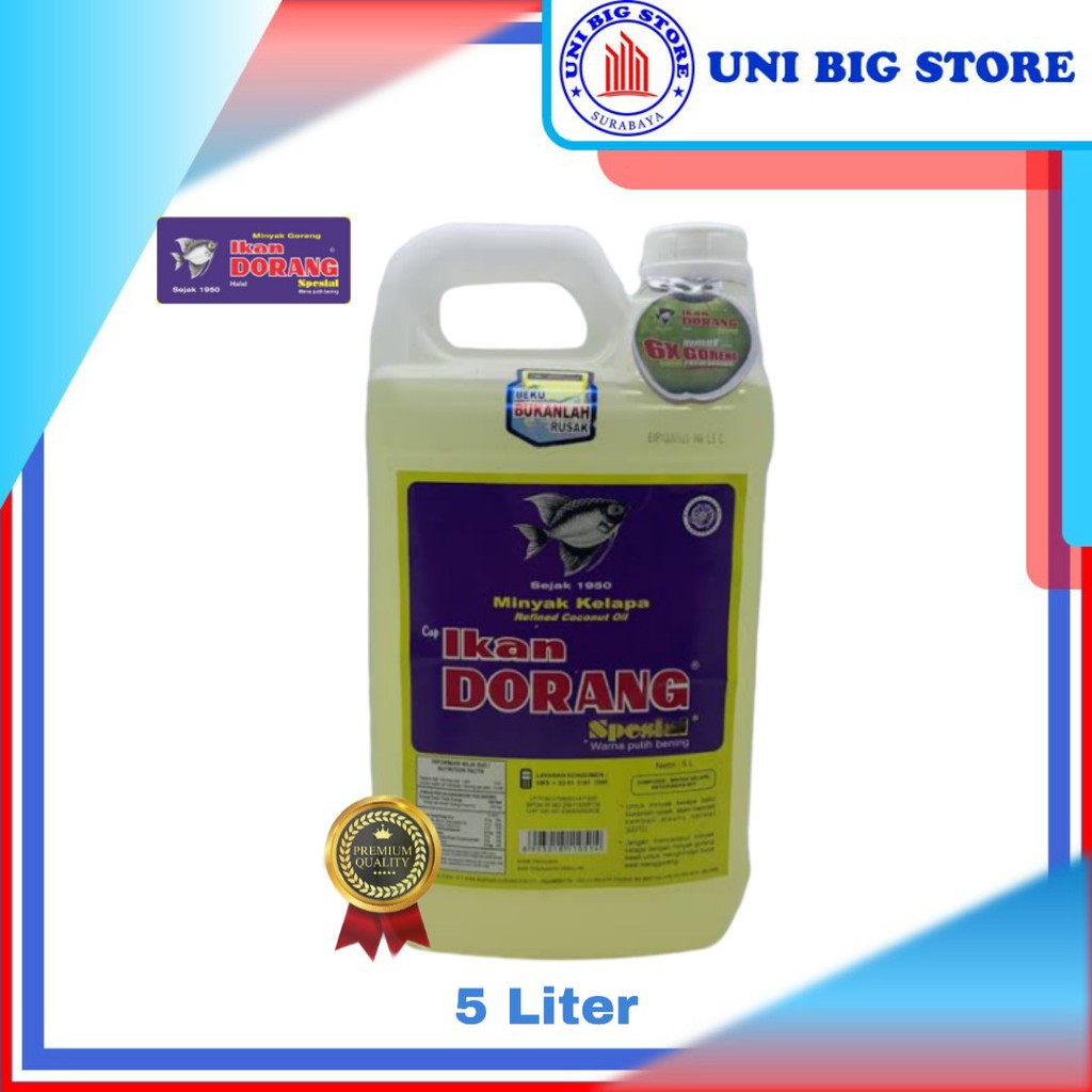 Minyak Goreng IKAN DORANG SPESIAL 5 Liter - Fried Oil Ikan Dorang