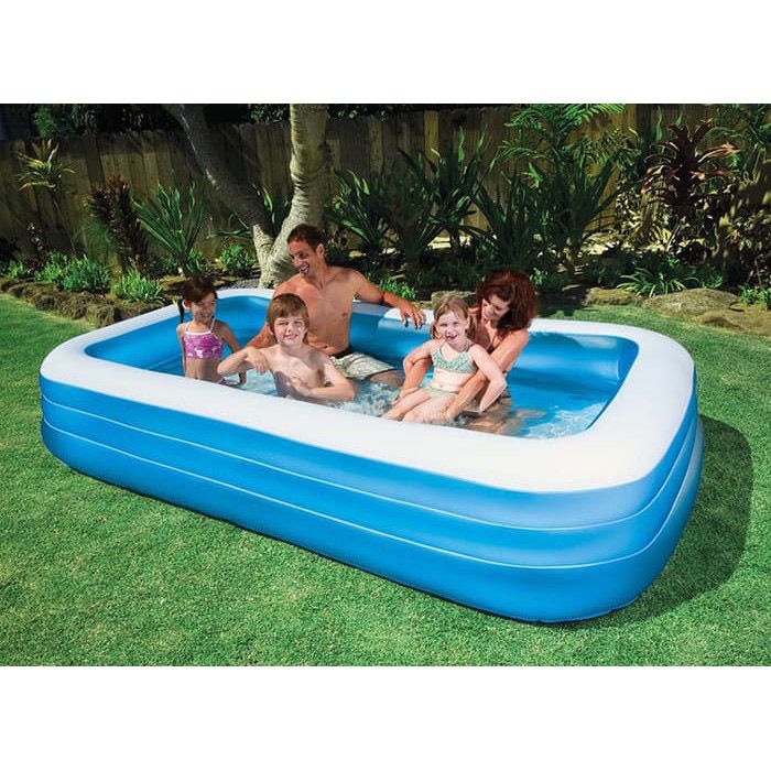 Termurah Kolam Renang Karet Anak Jumbo Besar 262 cm Rectangular Family Pool