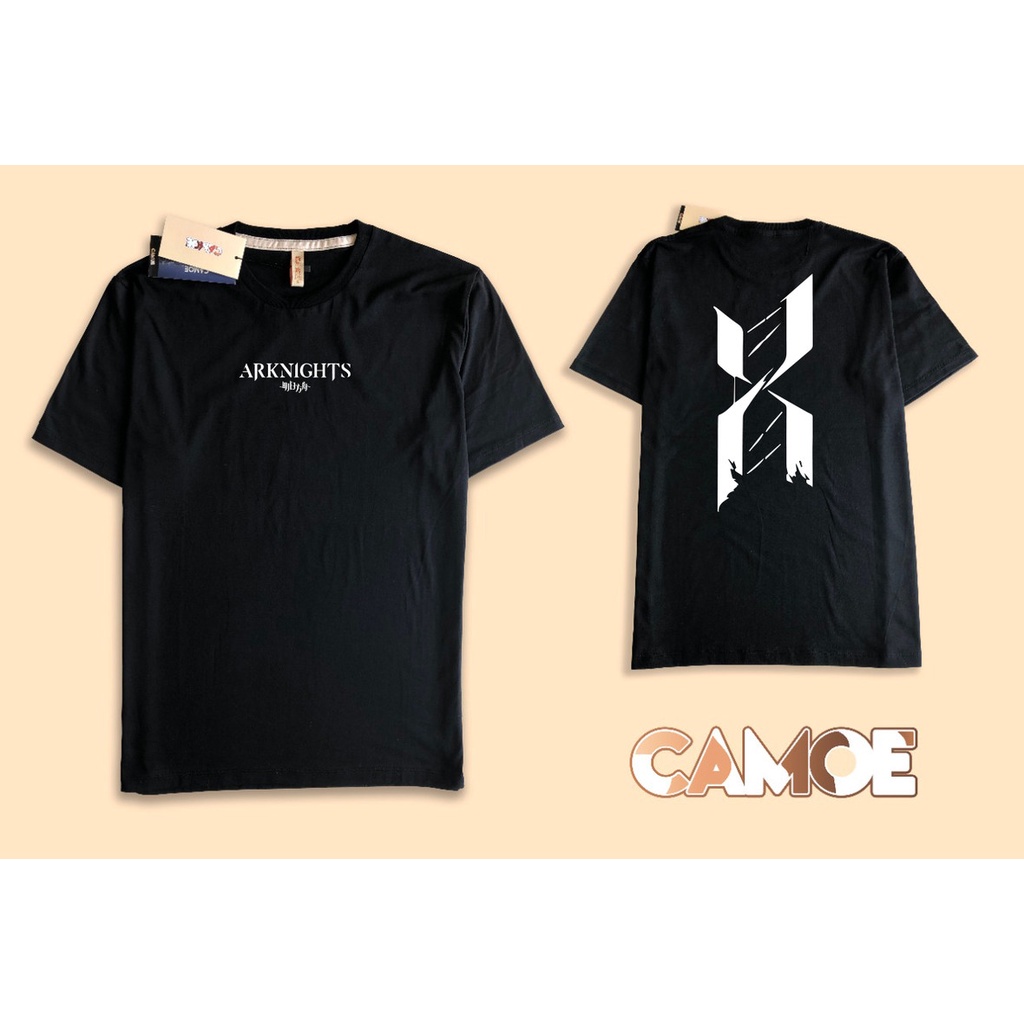 Kaos Tshirt Depan Belakang Gaming Arknights Faction Reunion Movement