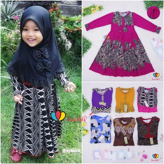 Gamis Pita Uk 4 Tahun Gamis Anak Baju  Dress Muslim Ngaji 