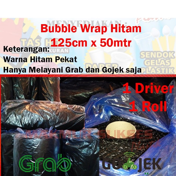 

Bubble Wrap Hitam 125cm x 50mtr