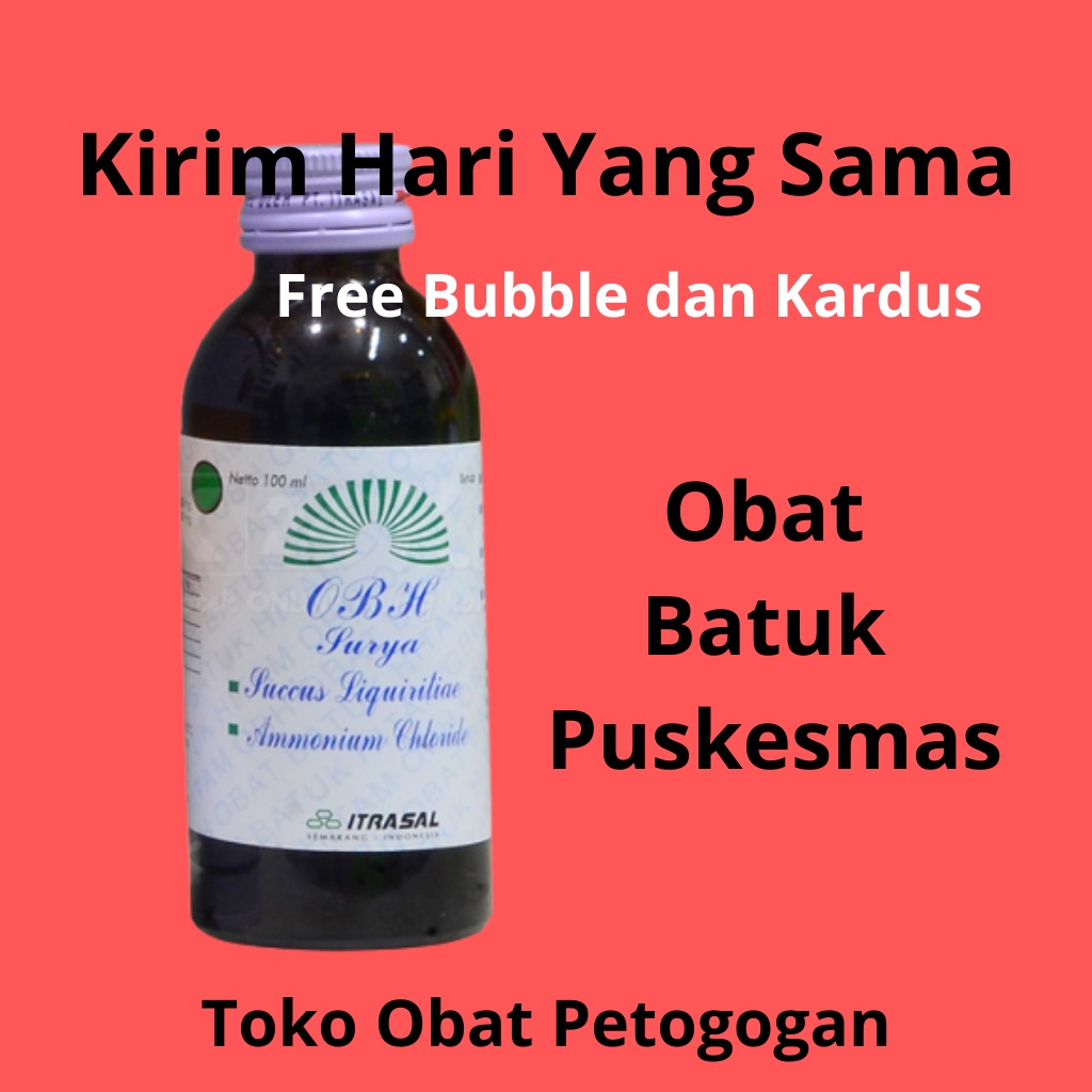OBH Surya Itrasal 100 ml Obat Batuk Hitam Puskesmas Mengobati Batuk Berdahak Dengan Cara Memudahkan 