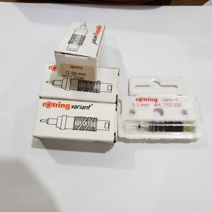 

(TERLARIS) rapido rotring variant ori dan baru
