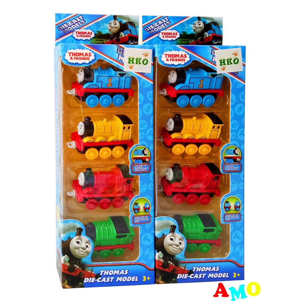 DIECAST MOBIL THOOMAS ISI 4 PCS 310 / kado mainan anak laki-laki kereta toomas and friend lucu unik