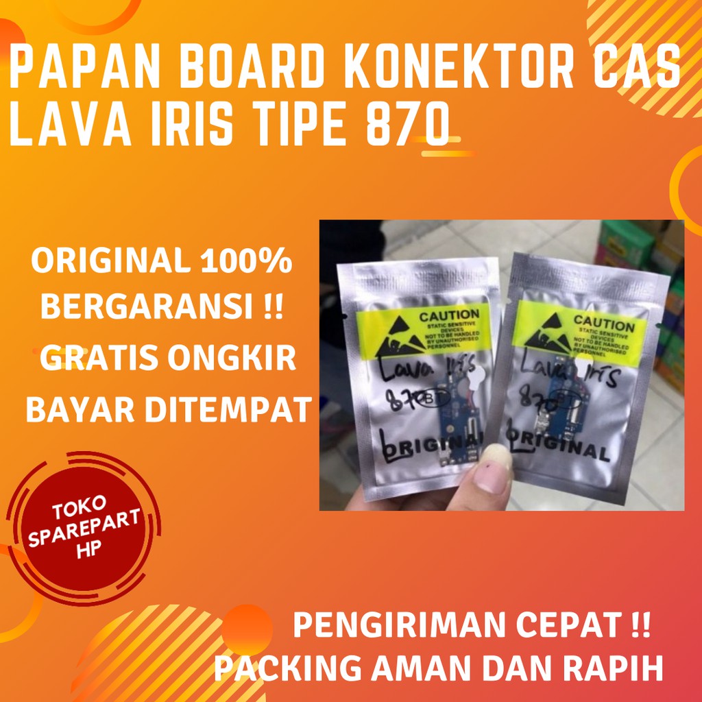 Papan Flexible Lava iris Konektor cas Lava iris 870 Board Conector charger untuk hp lava iris 870