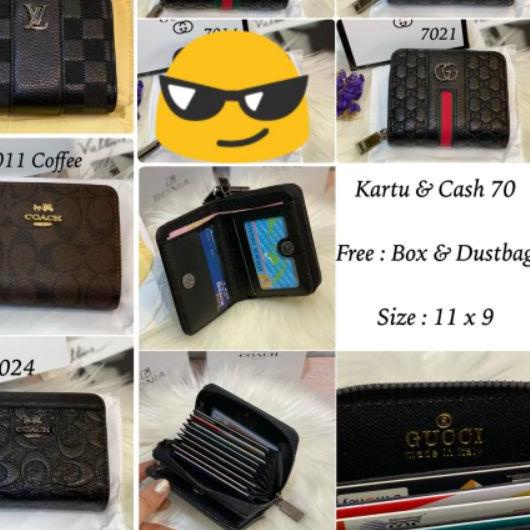 ✬ DOMPET KARTU MULTIFUNGSI TEMPAT KARTU DOMPET KECIL IMPORT PREMIUM FREE BOX ♢