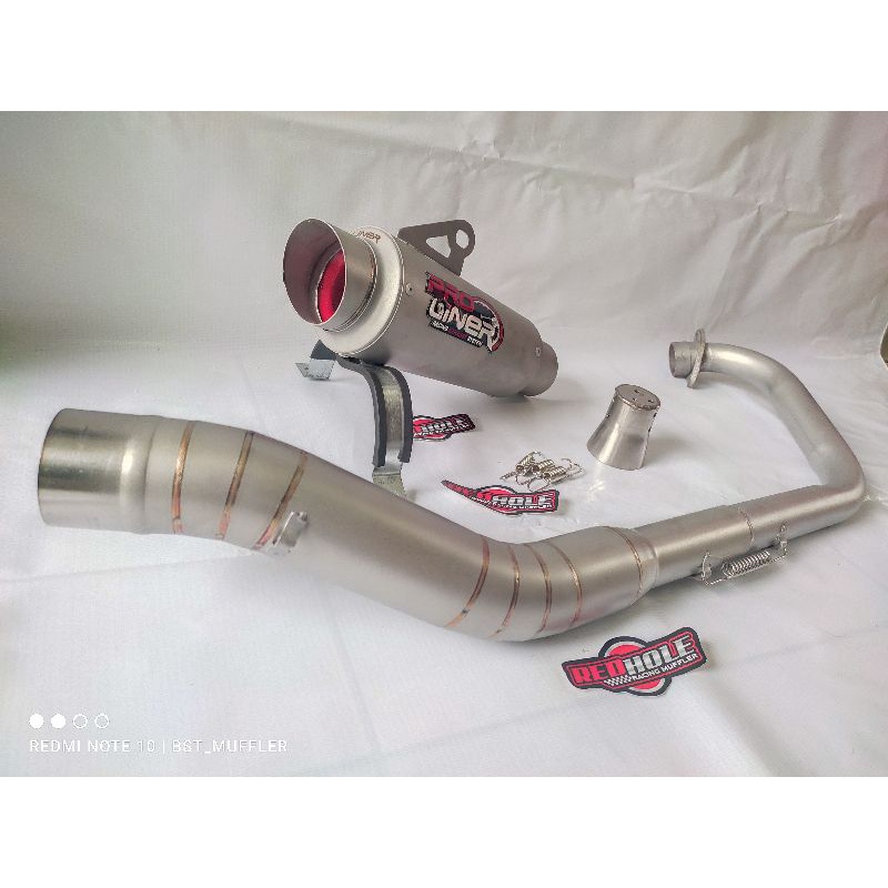Knalpot ProLiner Tr 1 Knalpot proliner Satria Fu , Sonic , CBR150R , Vixion , Beat , Vario , Scoppy 