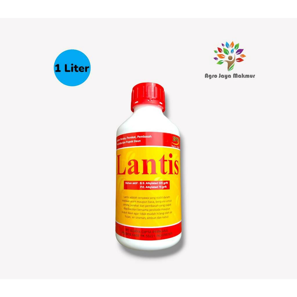 Lantis 1liter - PUPUK PERATA PEREKAT PEMBASAH PESTISIDA PUPUK DAUN LANTIS