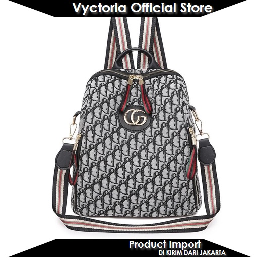 (COD) Vyctoria VOS1672 Tas Ransel Wanita Import Backpack Murah Promo JT485 LT1672 BQ3167 EL705 CR7107 485 1672 3167 705 7107