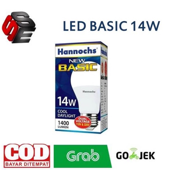 Lampu LED Hannochs New Basic 14w 14 Watt